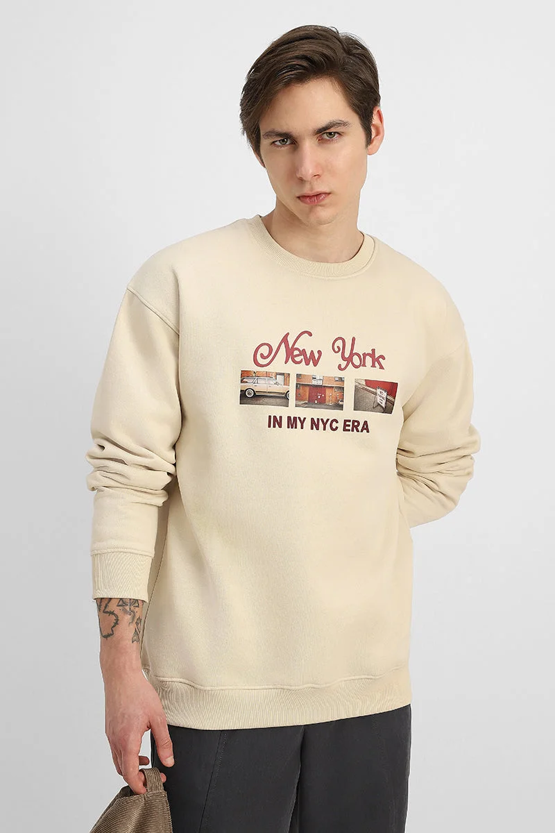 سنيتش New York Oversized Sweatshirt